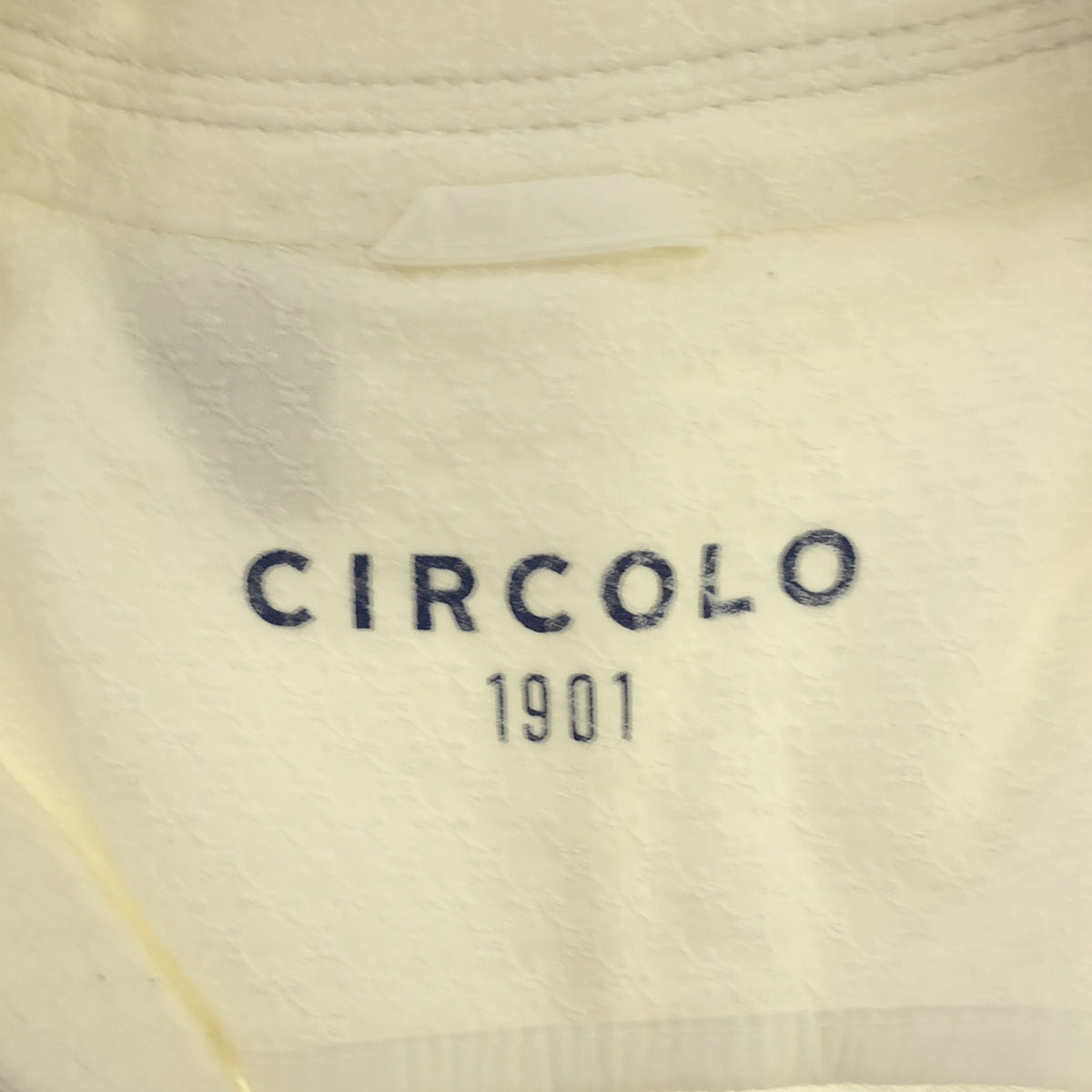 CIRCOLO 1901 / 칠코로 1901 | 총 무늬 테일러드 재킷 | 화이트 | 여성