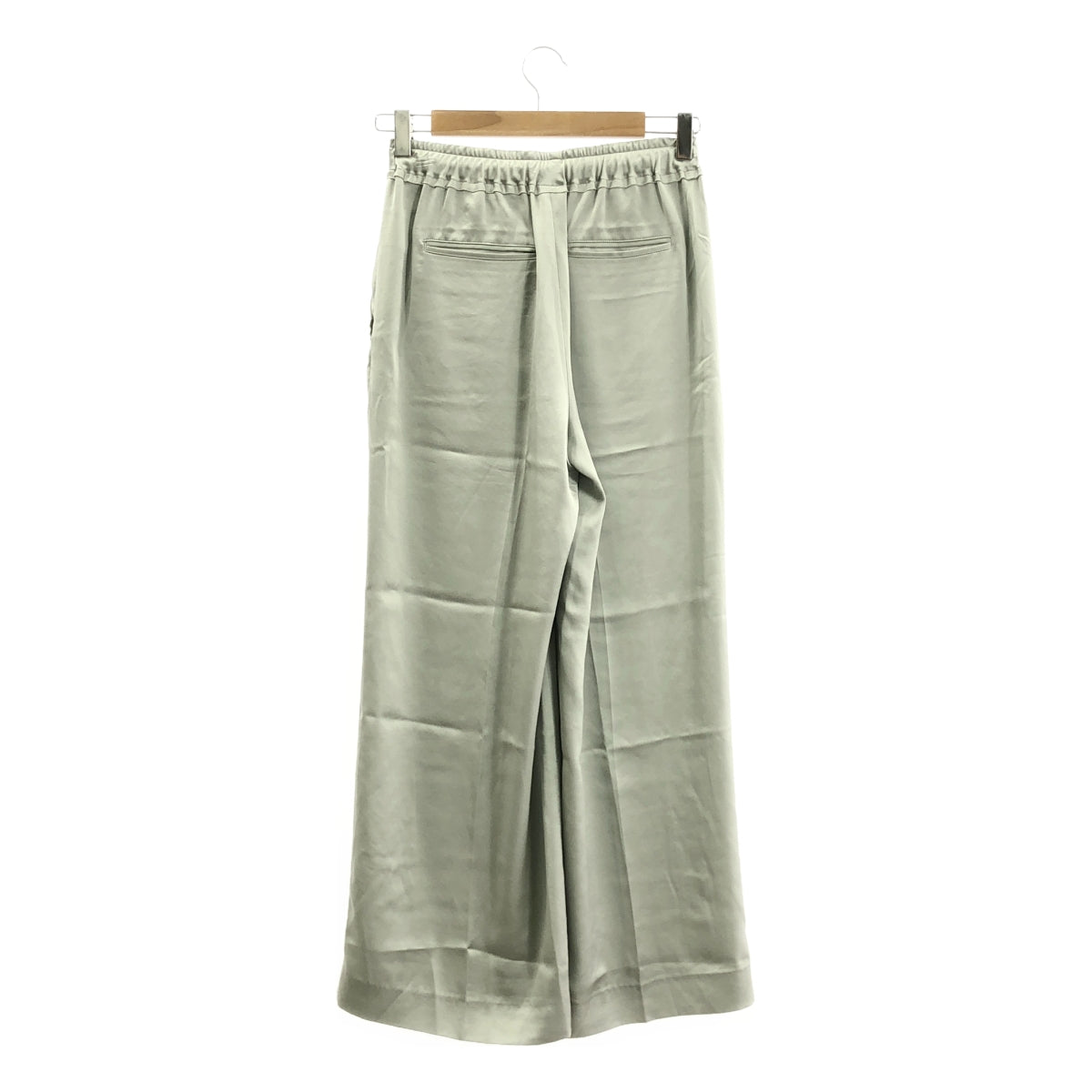 Ron Herman | 三醋酸纖維緞面中心壓製抽繩舒適褲 | XS | 女款