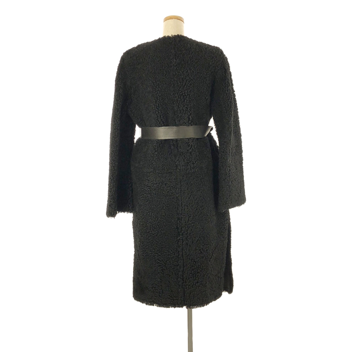 CELINE | Phoebe Mouton Coat | 34 | Black | Women's