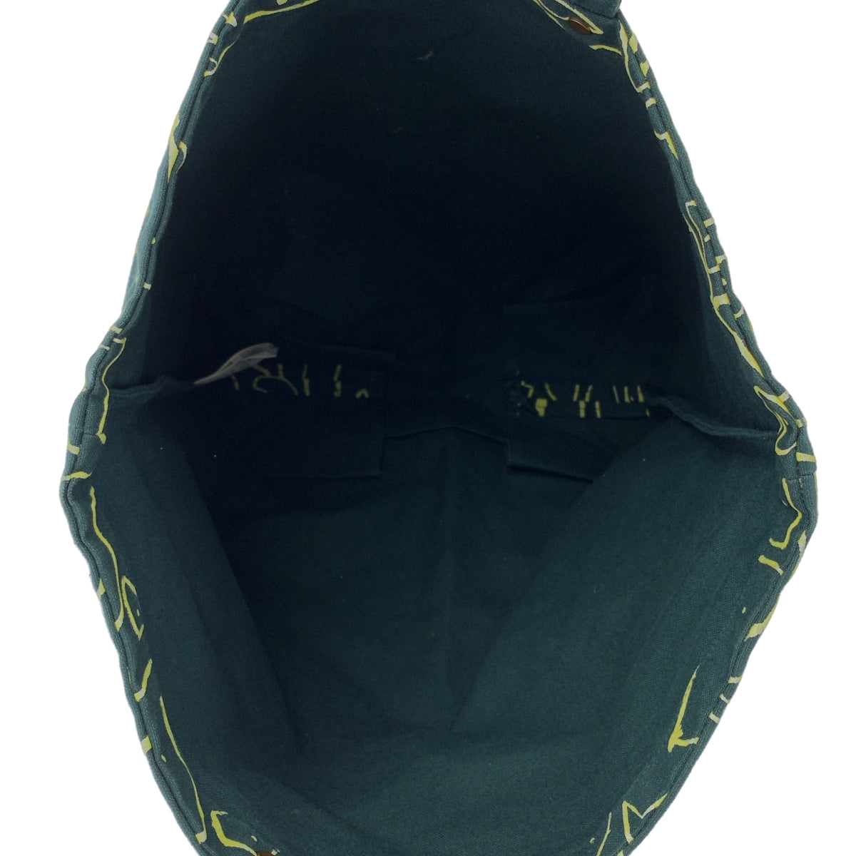 mina perhonen / 미나펠호넨 | 2024AW | chit-chat / 칫 채팅 총 무늬 핸드 토트 백 | 그린 / 옐로우 | 여성