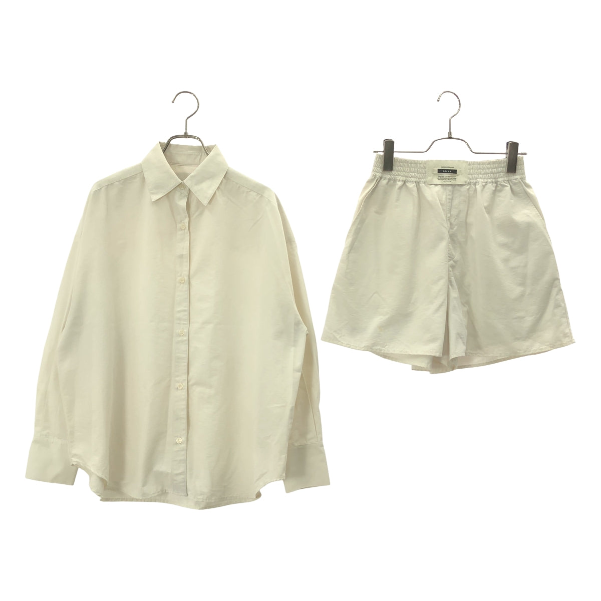 AMERI / アメリ | DOUBLE TAG SHIRT SET UP セットアップ  / シャツ パンツ | S | レディース