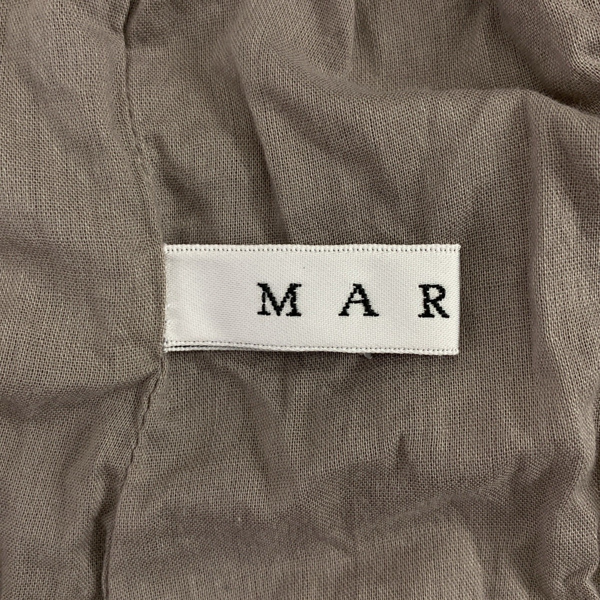 MARIHA | 褶皺彈性腰部半身裙 |