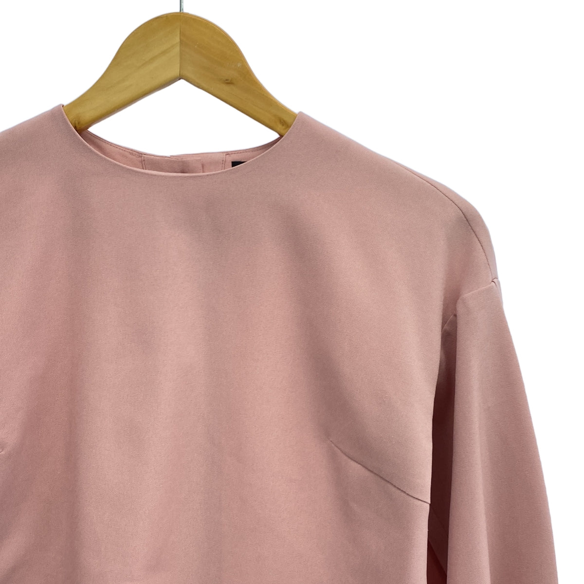 [狀況良好] 及川真理子的 TSURU |泡泡袖後背開襟襯衫 | F |粉紅色 |女性的