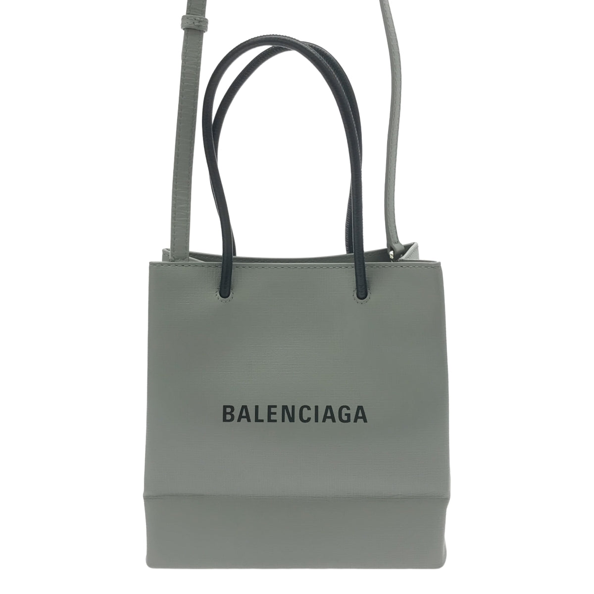 BALENCIAGA / バレンシアガ | SHOPPING TOTE XXS ショッピング トート バッグ | グレー | レディース