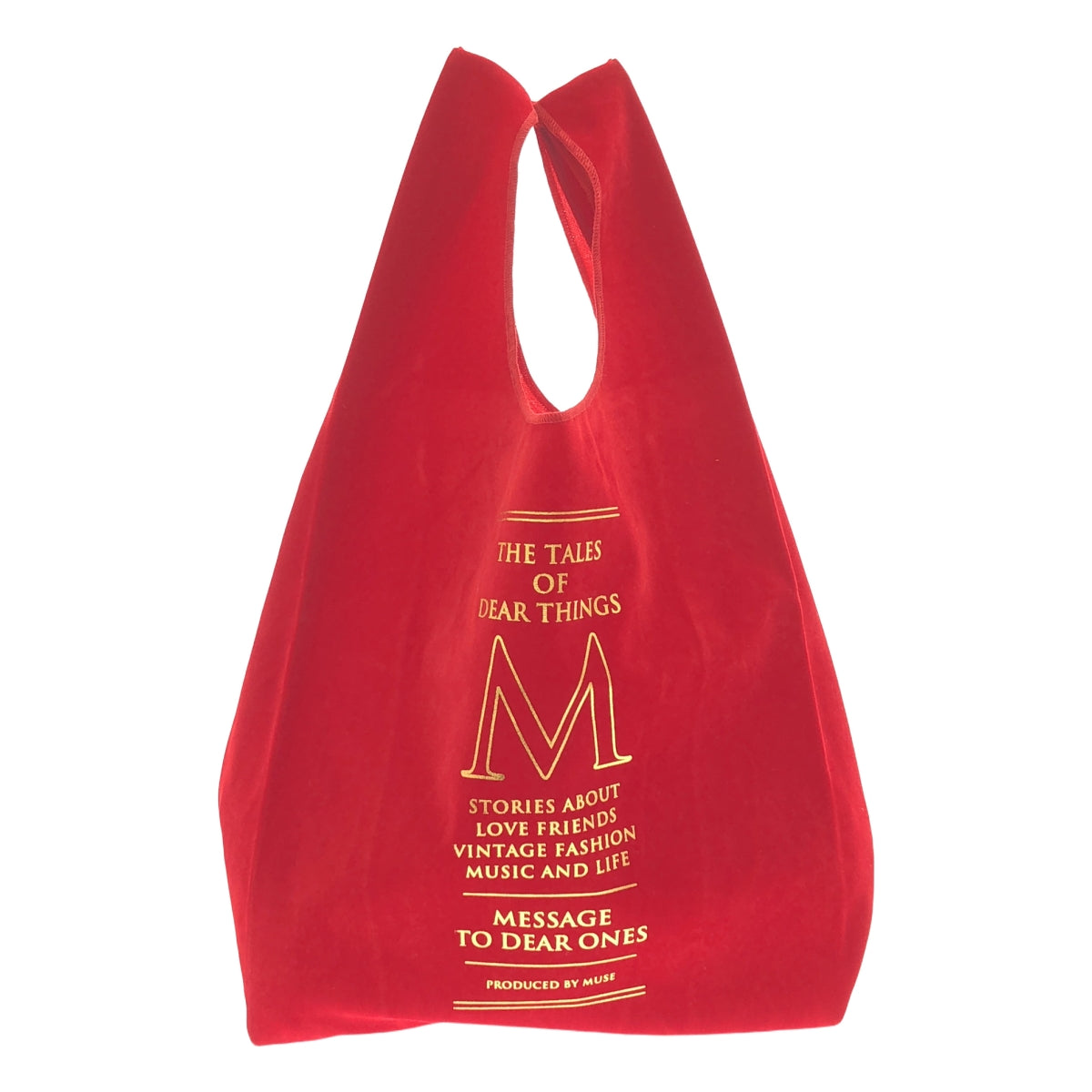 [狀態良好] MUSE de Deuxieme Classe | [BONJOURMADAME] 絲絨包 |紅色 |女性的