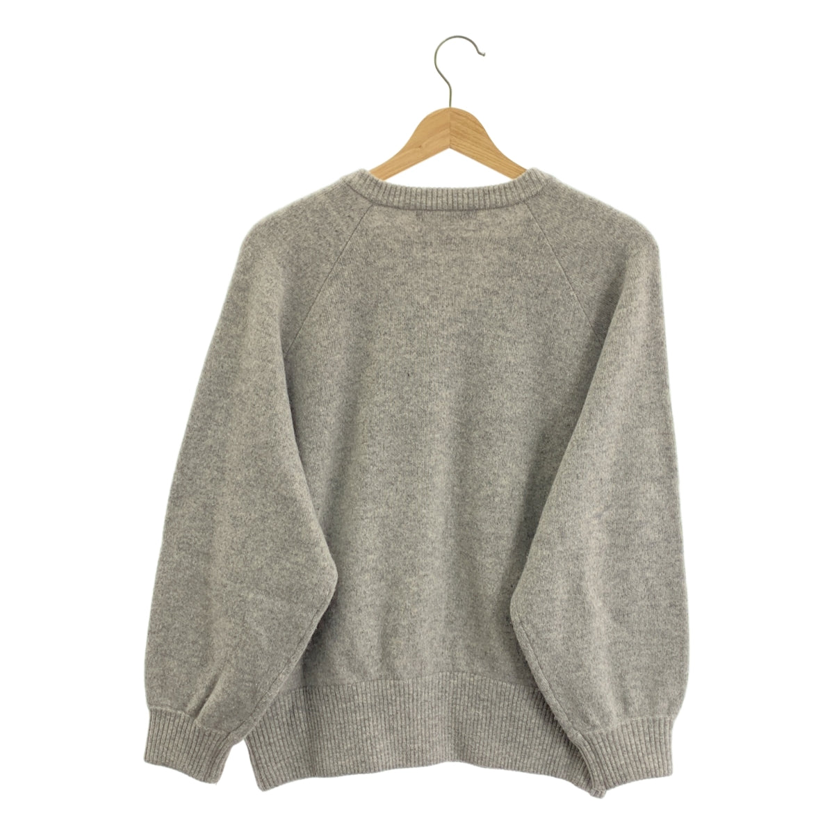 Framework | 2023 秋冬系列 | 水藍 / V 領套頭羊絨混紡針織衫 | F 碼 | 女款