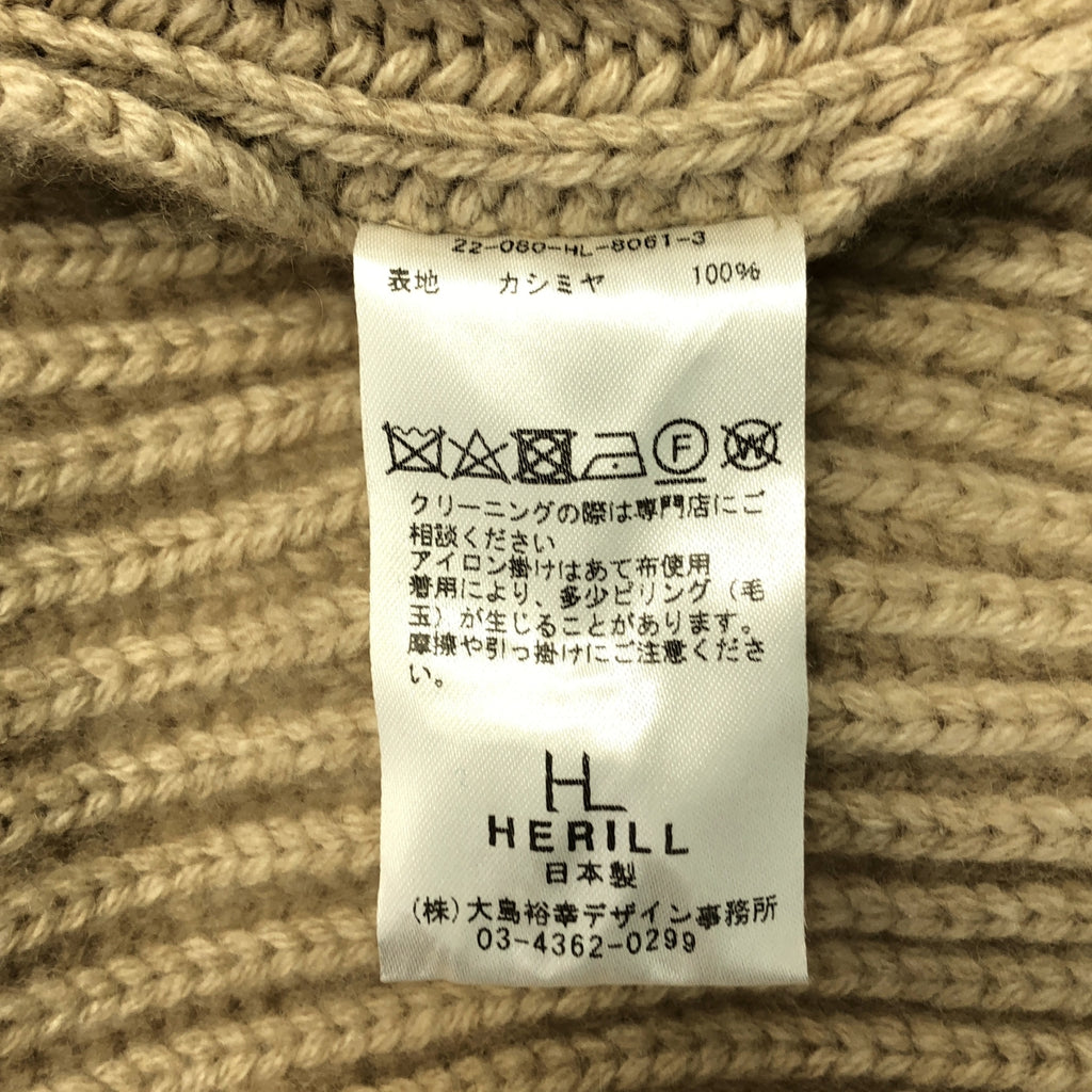 HERILL / 헤릴 | 2022AW | Goldencash Cowichan Sweater 캐시미어 카우틴 니트 | 2 |