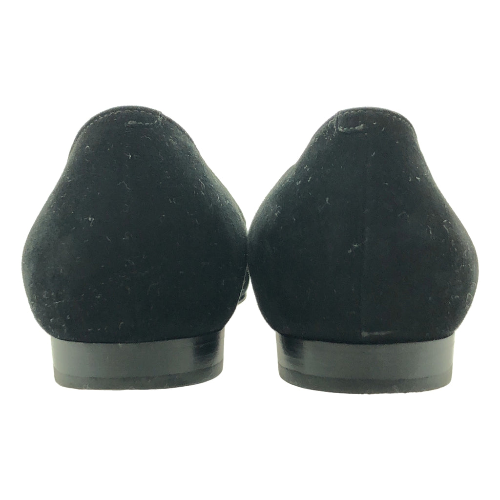 PELLICO / 펠리코 | ANDREA 스웨이드 포인티드 투 플랫 펌프스 | 37 1/2 |