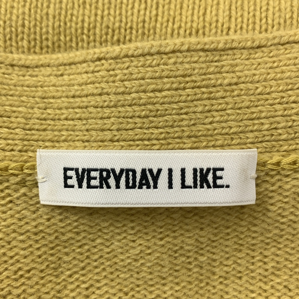 Deuxieme Classe / 두지엠 클래스 | 2024AW | Charlotte 캐시미어 혼합 V 넥 가디건 | 옐로우 계 |