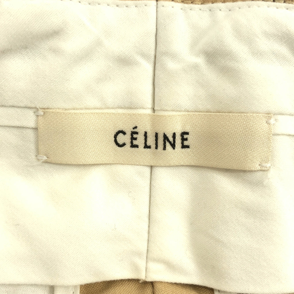 CELINE | Phoebe-era 棉質喇叭寬褲 | 尺寸 34 | 女款