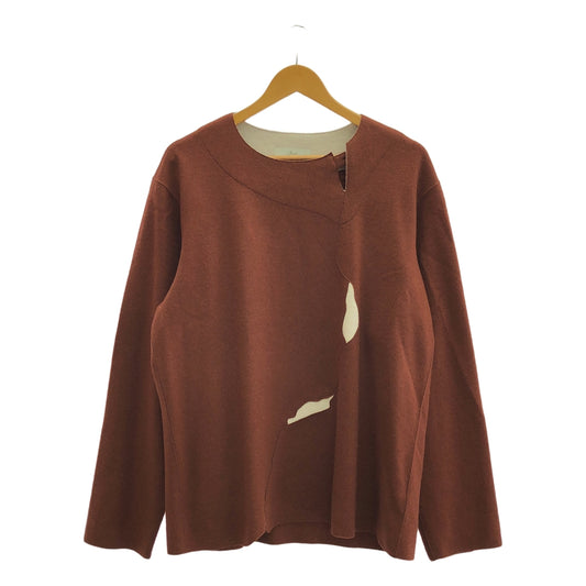 amachi. / アマチ | Wood Crack Top / 007E ウール ニット プルオーバー | 4 | メンズ