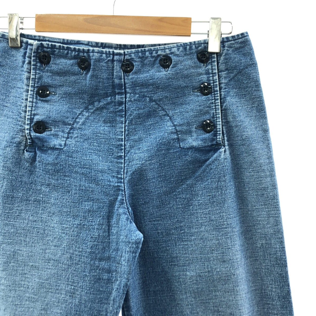 NOWOS / 노워스 | Denim marine pants 데님 마린 팬츠 | M | 여성