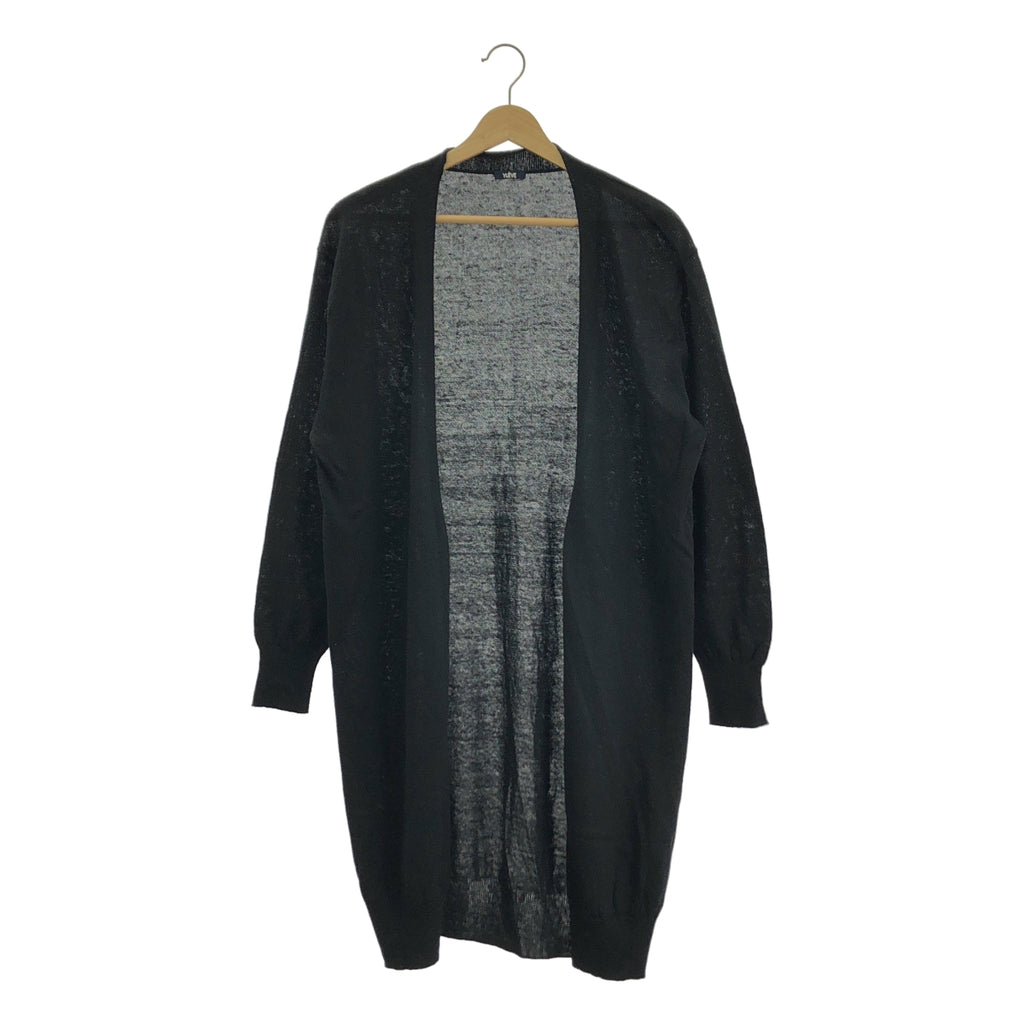 YLEVE / イレーヴ | リネン コットン ボタンレス カーディガン | F | レディース