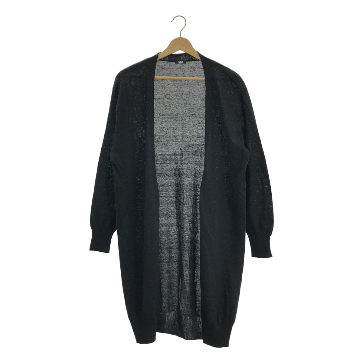 YLEVE / イレーヴ | リネン コットン ボタンレス カーディガン | F | レディース