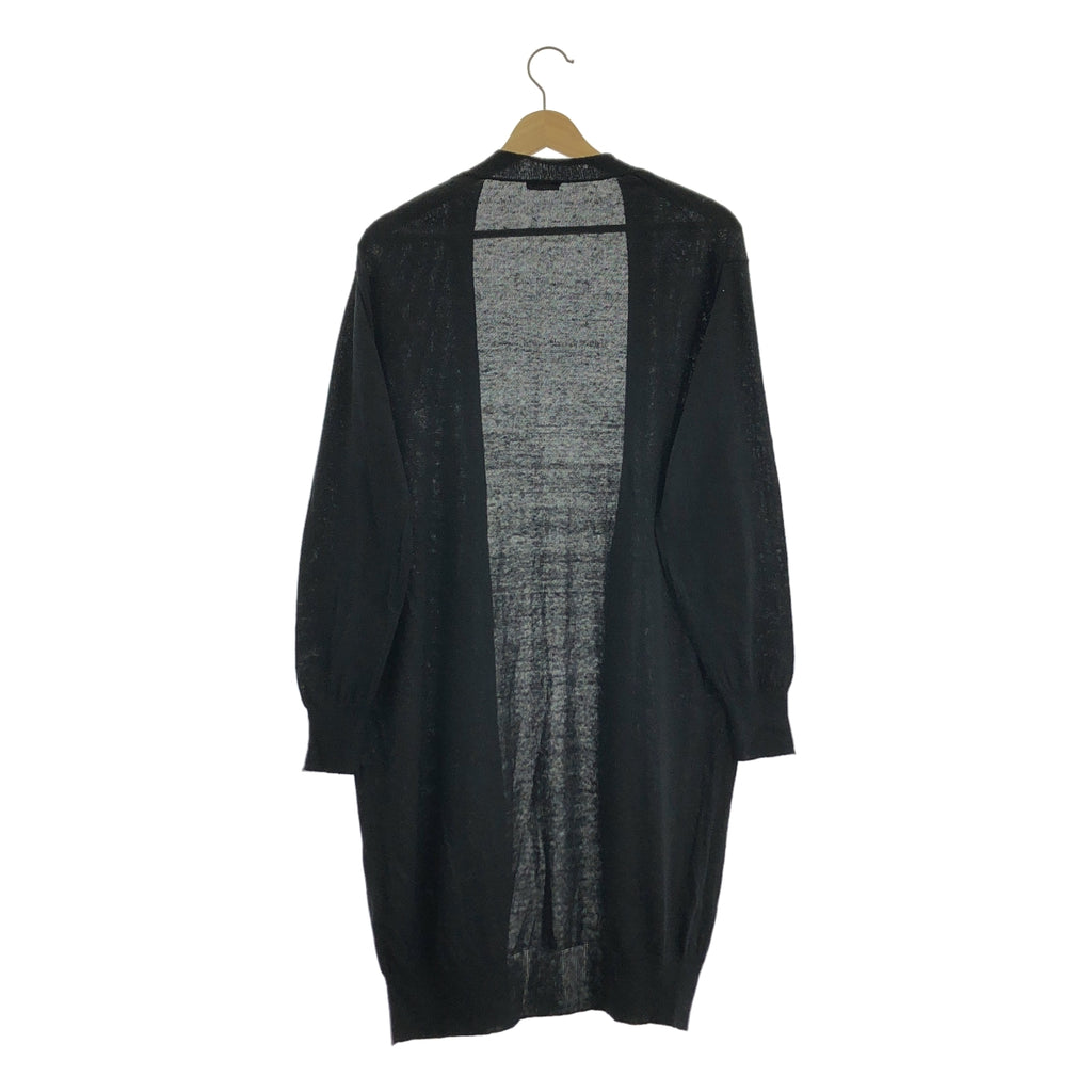 YLEVE / イレーヴ | リネン コットン ボタンレス カーディガン | F | レディース