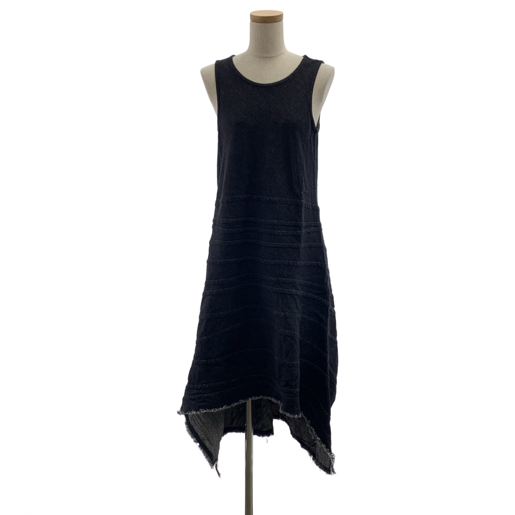 JUNYA WATANABE COMME des GARCONS / 준야 와타나베 | 2017SS | denim / 코튼 린넨 재구성 민소매 원피스 | XS |