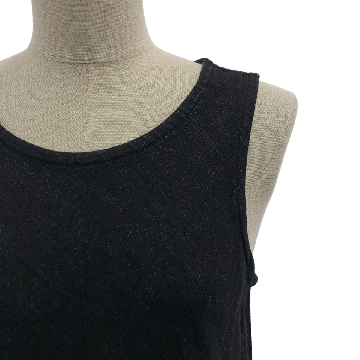 JUNYA WATANABE COMME des GARCONS / 준야 와타나베 | 2017SS | denim / 코튼 린넨 재구성 민소매 원피스 | XS |