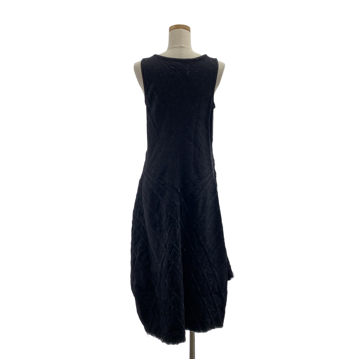 JUNYA WATANABE COMME des GARCONS / 준야 와타나베 | 2017SS | denim / 코튼 린넨 재구성 민소매 원피스 | XS |