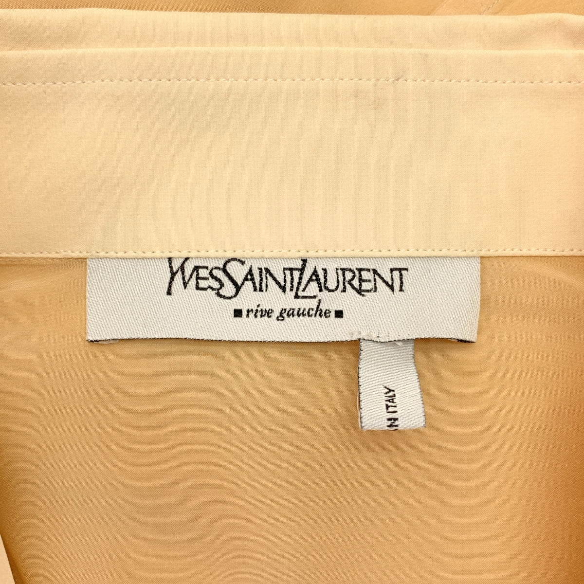 YVES SAINT LAURENT / 이브산 로랑 | 실크 2톤 드레스 셔츠 | 38 | 남성