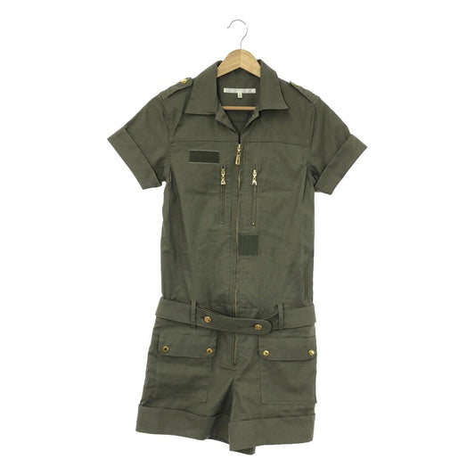 [Good Condition] MARK&amp;LONA | Belted Military Jumpsuit/Overalls | S | Khaki | Women's