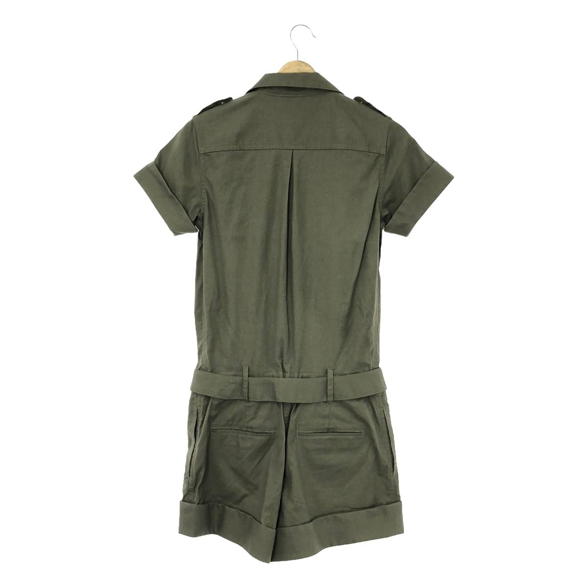 [Good Condition] MARK&amp;LONA | Belted Military Jumpsuit/Overalls | S | Khaki | Women's