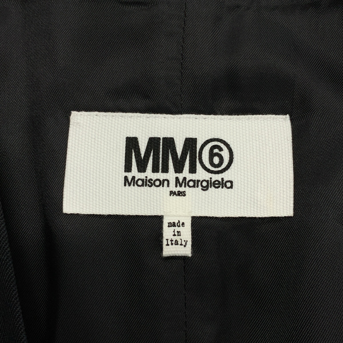 MM6 Maison Margiela / 엠엠 식스 메종 마르제라 | 2019SS | 울 혼련 능직 V 넥 민소매 원피스 점퍼 스커트 |
