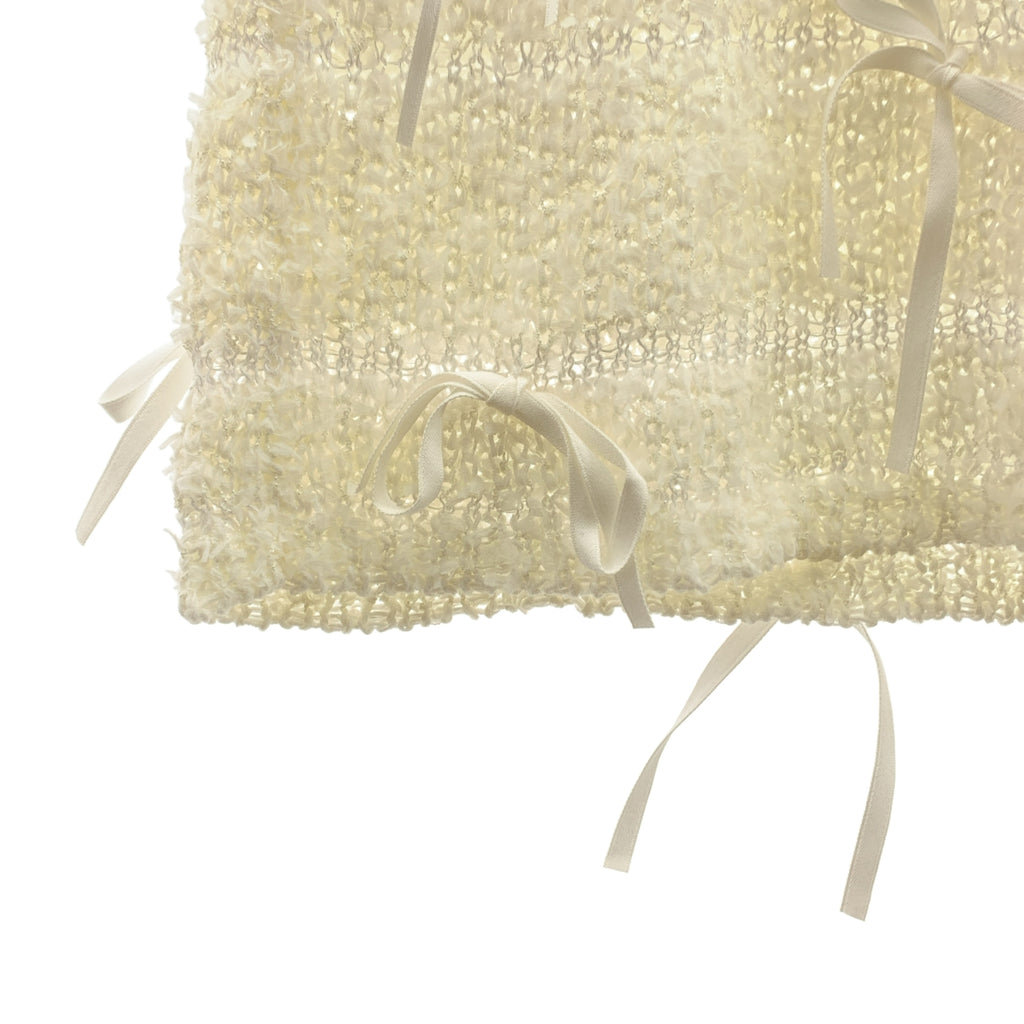 HAENGNAE | KISHIMAN 蝴蝶結針織洋裝 | 緞帶裝飾針織無袖洋裝 | F碼 | 女款