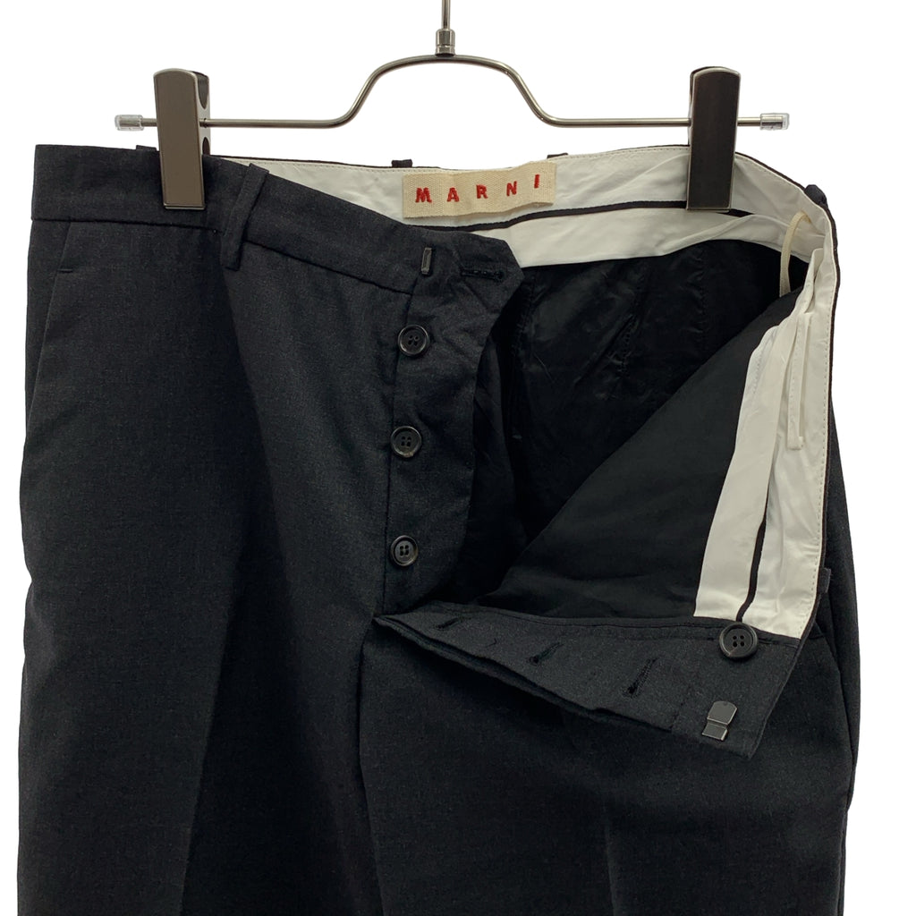 MARNI / 마르니 | 울 슬랙스 팬츠 | 40 | 여성