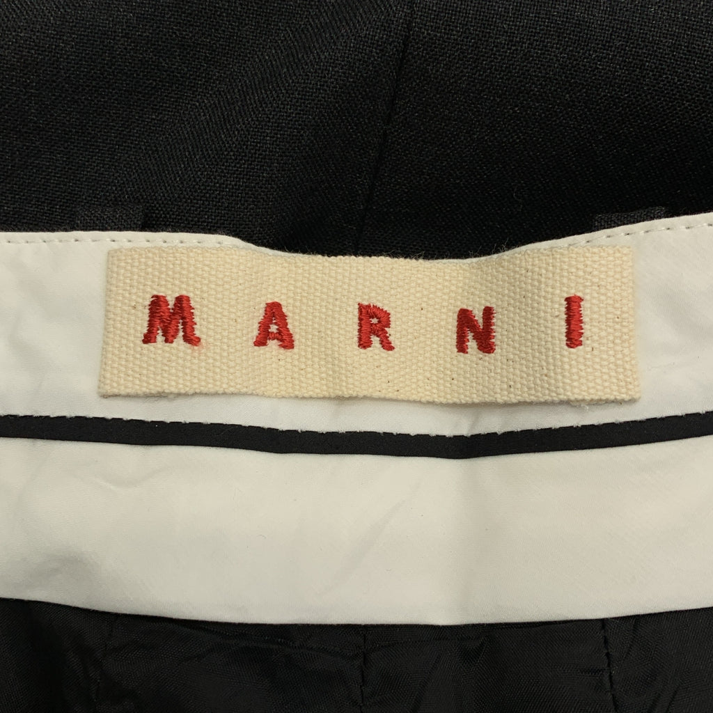 MARNI / 마르니 | 울 슬랙스 팬츠 | 40 | 여성