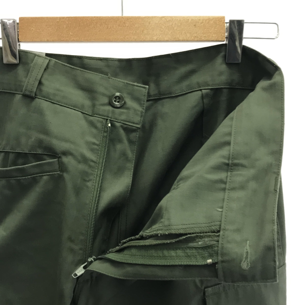 FRENCH ARMY | 1995s Vintage Cargo Pants | L | Olive | Men's