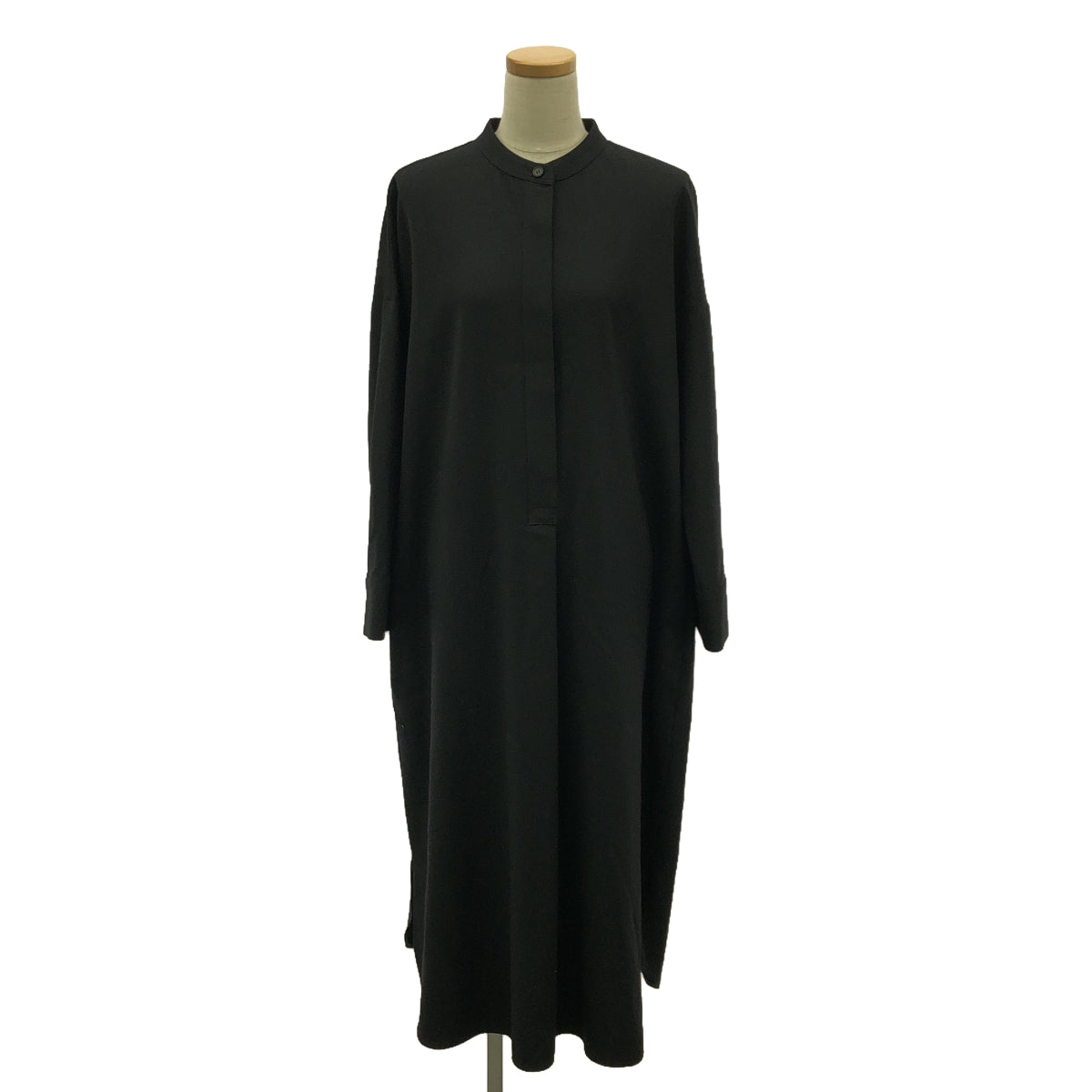 [Good Condition] theory luxe | LIGHT SAXONY 2 Wool Dress | 38 | Black | Women's