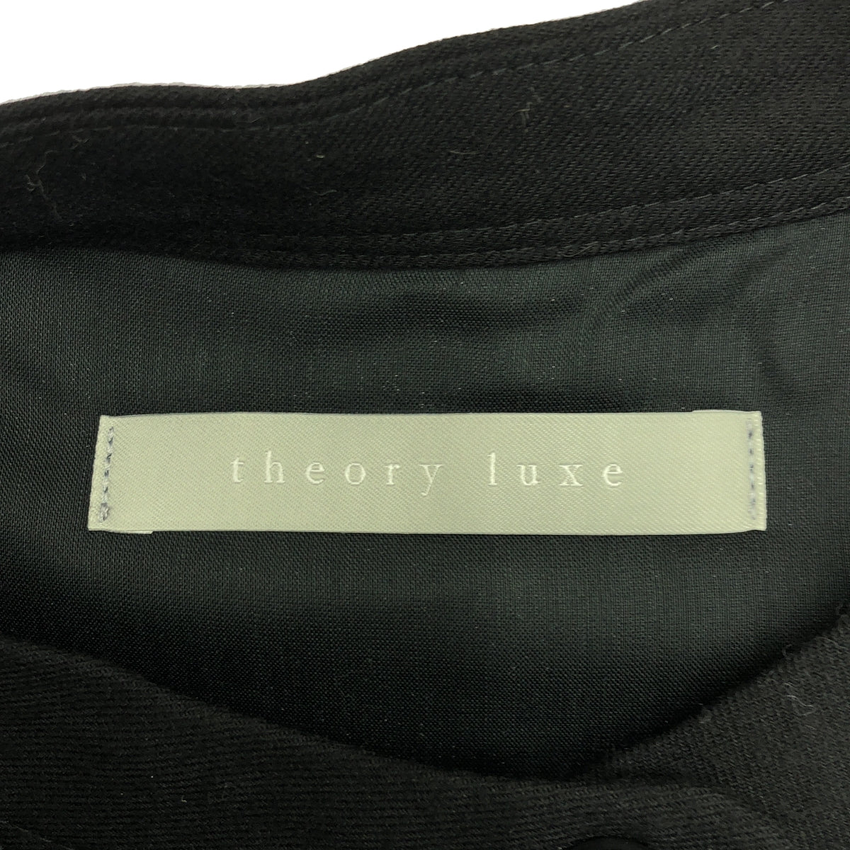 [Good Condition] theory luxe | LIGHT SAXONY 2 Wool Dress | 38 | Black | Women's