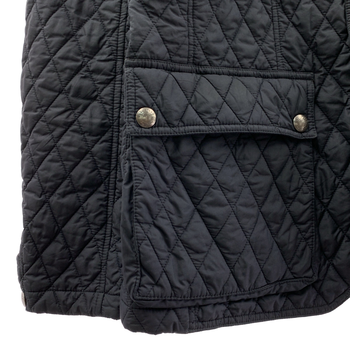 Belstaff | 皮革標誌貼片絎縫夾克 | 尺寸 54 | 男士