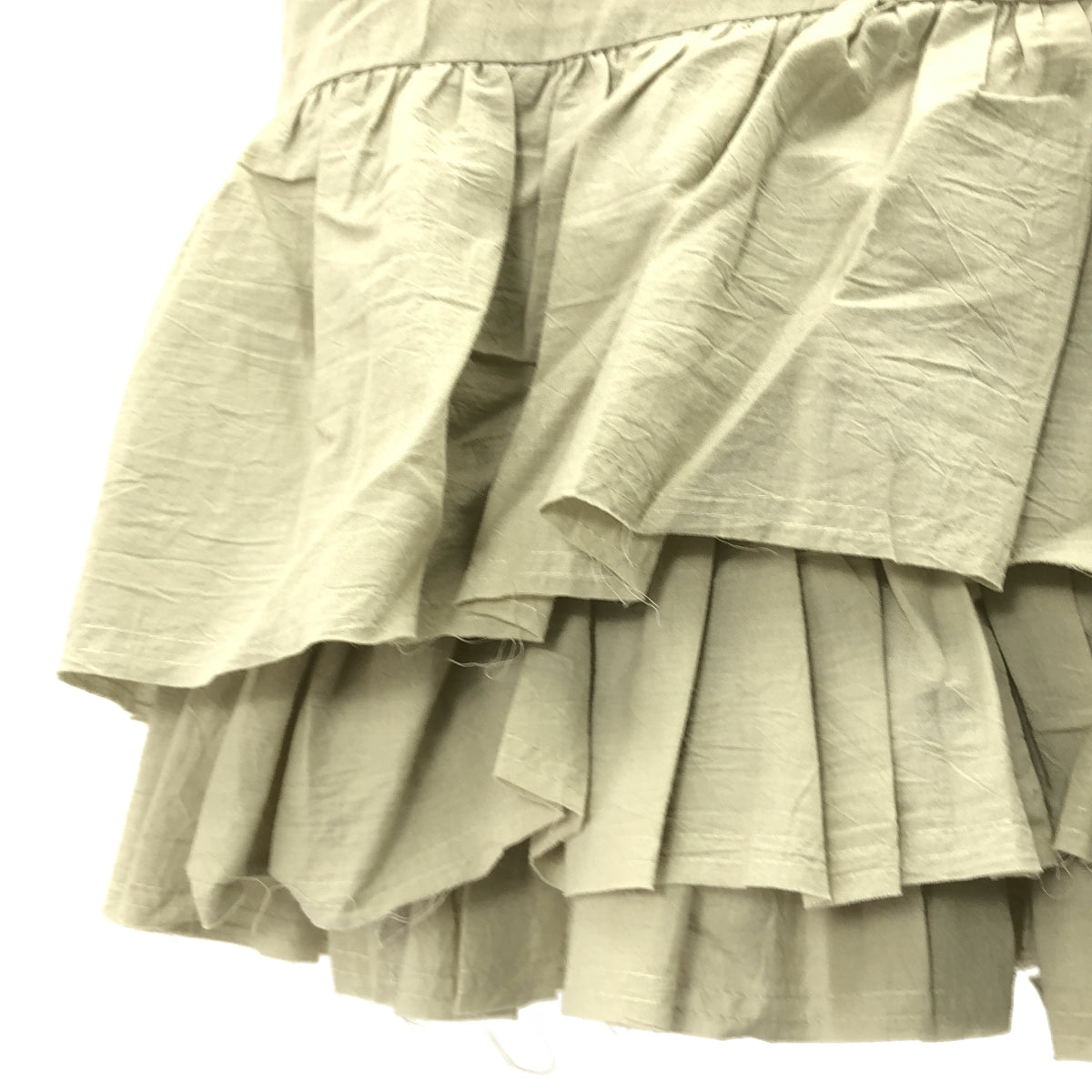 urakata | 褶皺荷葉上衣與寬鬆寬褲套裝 | F碼 | 女裝