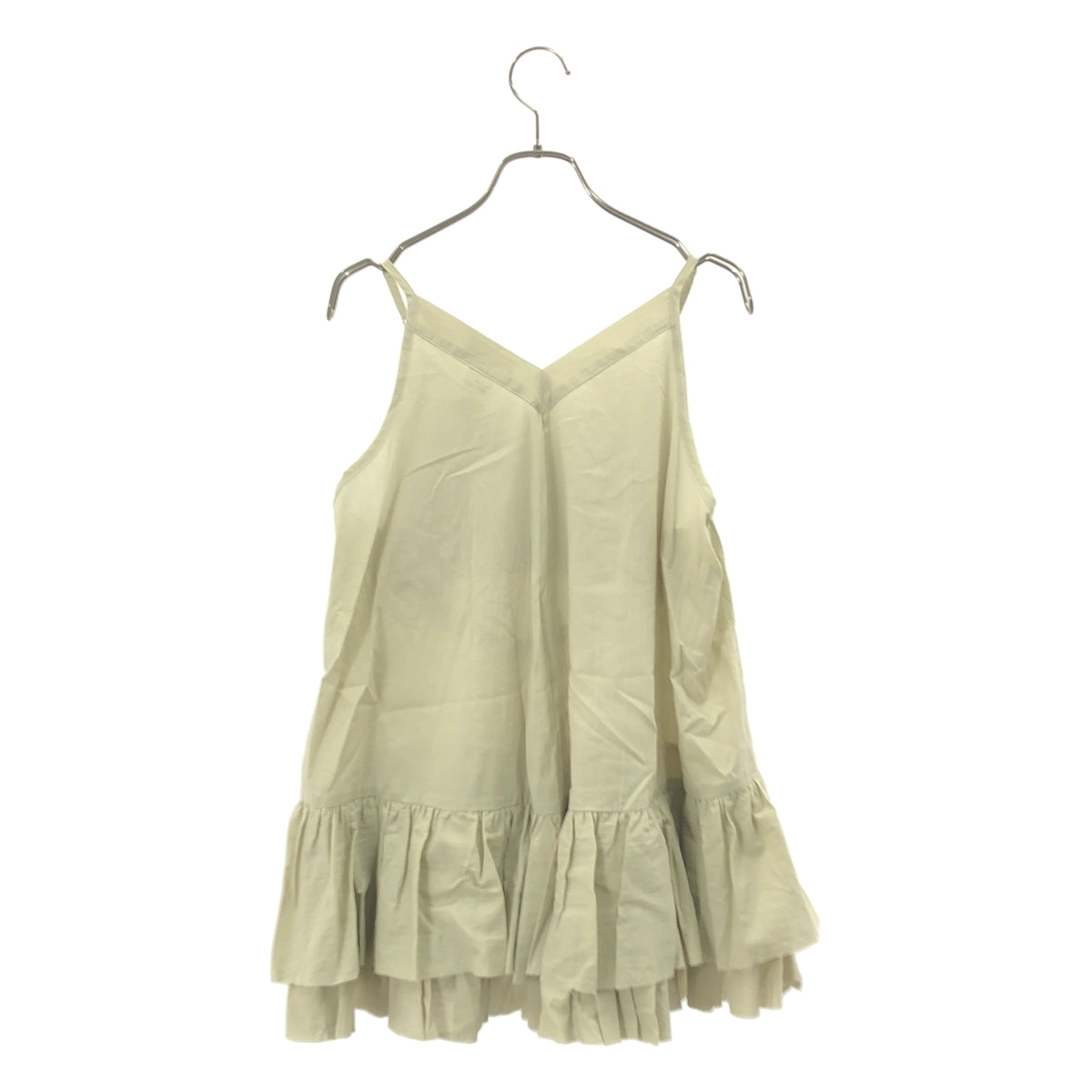 urakata | 褶皺荷葉上衣與寬鬆寬褲套裝 | F碼 | 女裝