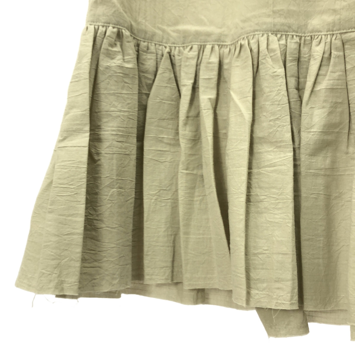 urakata | 褶皺荷葉上衣與寬鬆寬褲套裝 | F碼 | 女裝