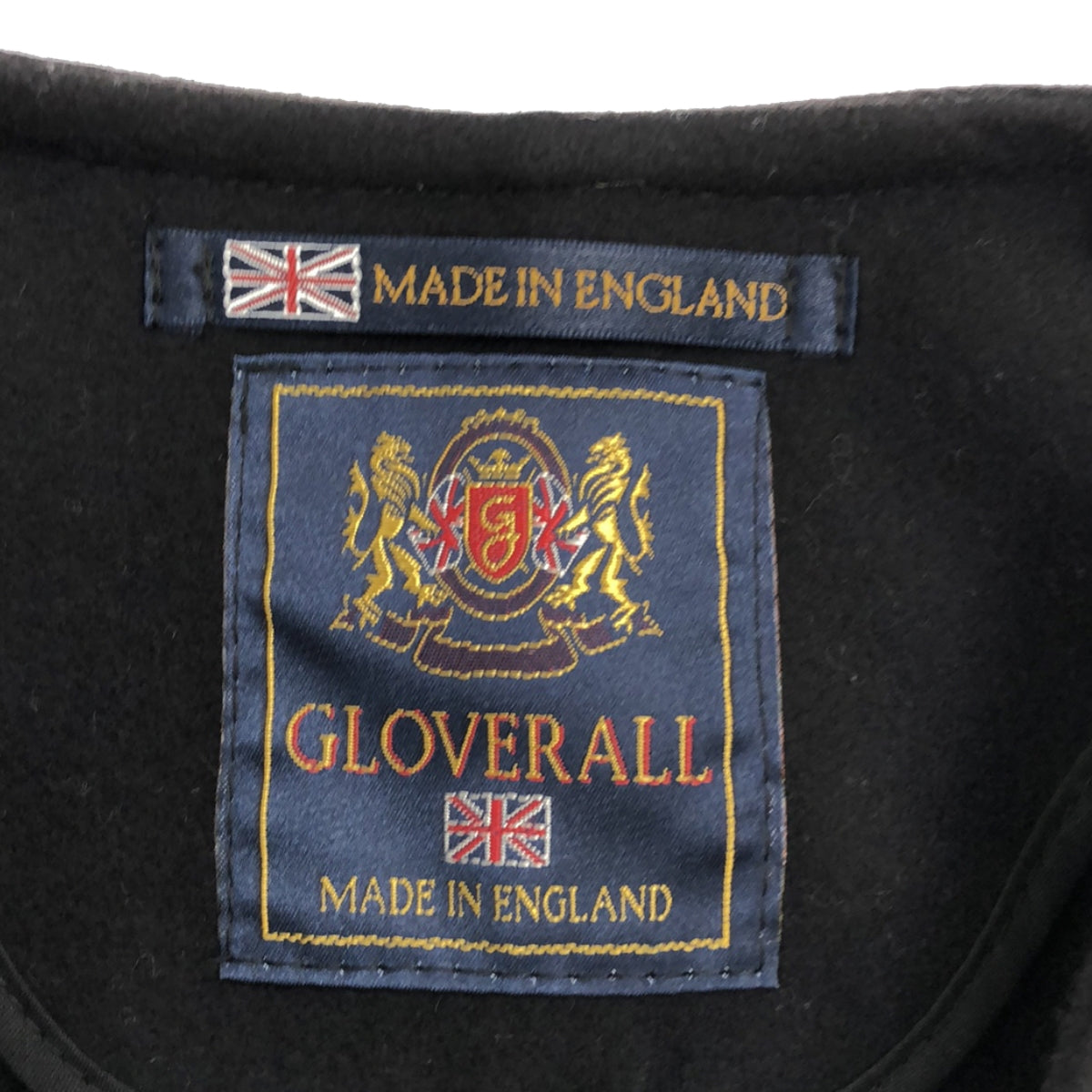 GLOVERALL / Gloverall | Wool Melton No-collar Duffle Coat | 36 | Black | Women's