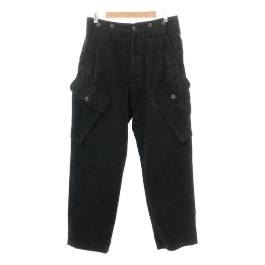 JOHN ALEXANDER SKELTON / 존 알렉산더 해골 | moleskin trousers / 몰스킨 트라우저 팬츠 | M | 블랙 | 남성