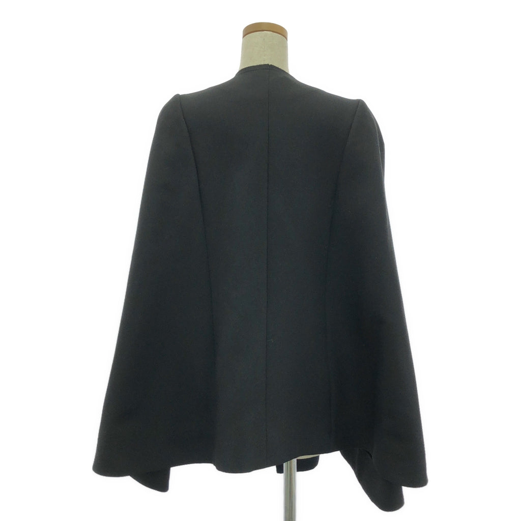【미품】 COMME des GARCONS / 콤데 갤슨 | 2012SS | 노 컬러 플레어 코트 | S | 블랙 | 여성