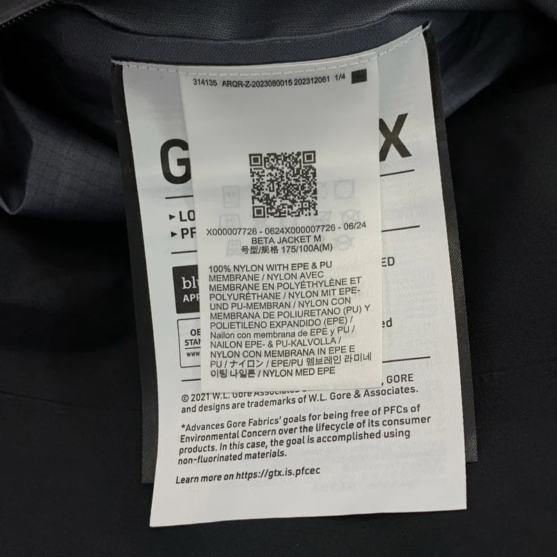 ARC'TERYX / 始祖鳥 | BETA JACKET M GORE-TEX 戈爾特斯 尼龍 連帽 BETA 外套 | M | 男款