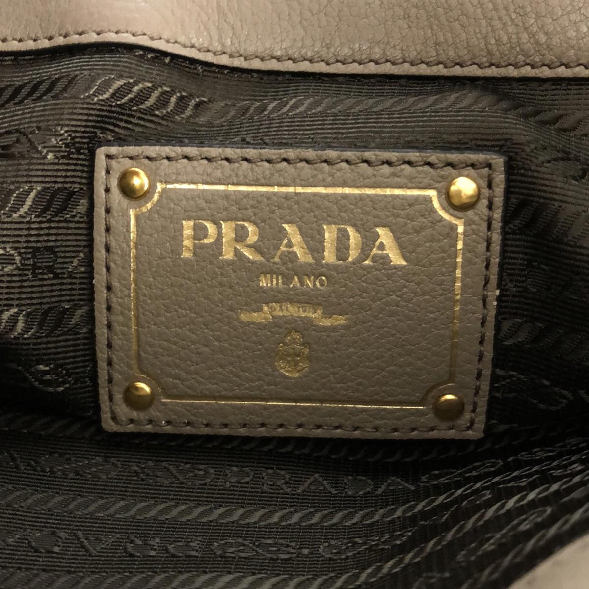 PRADA / プラダ | VITELLO PHENIX / ヴィッテロ フェニックス 2way ショルダー付き レザー ハンド トートバッグ |