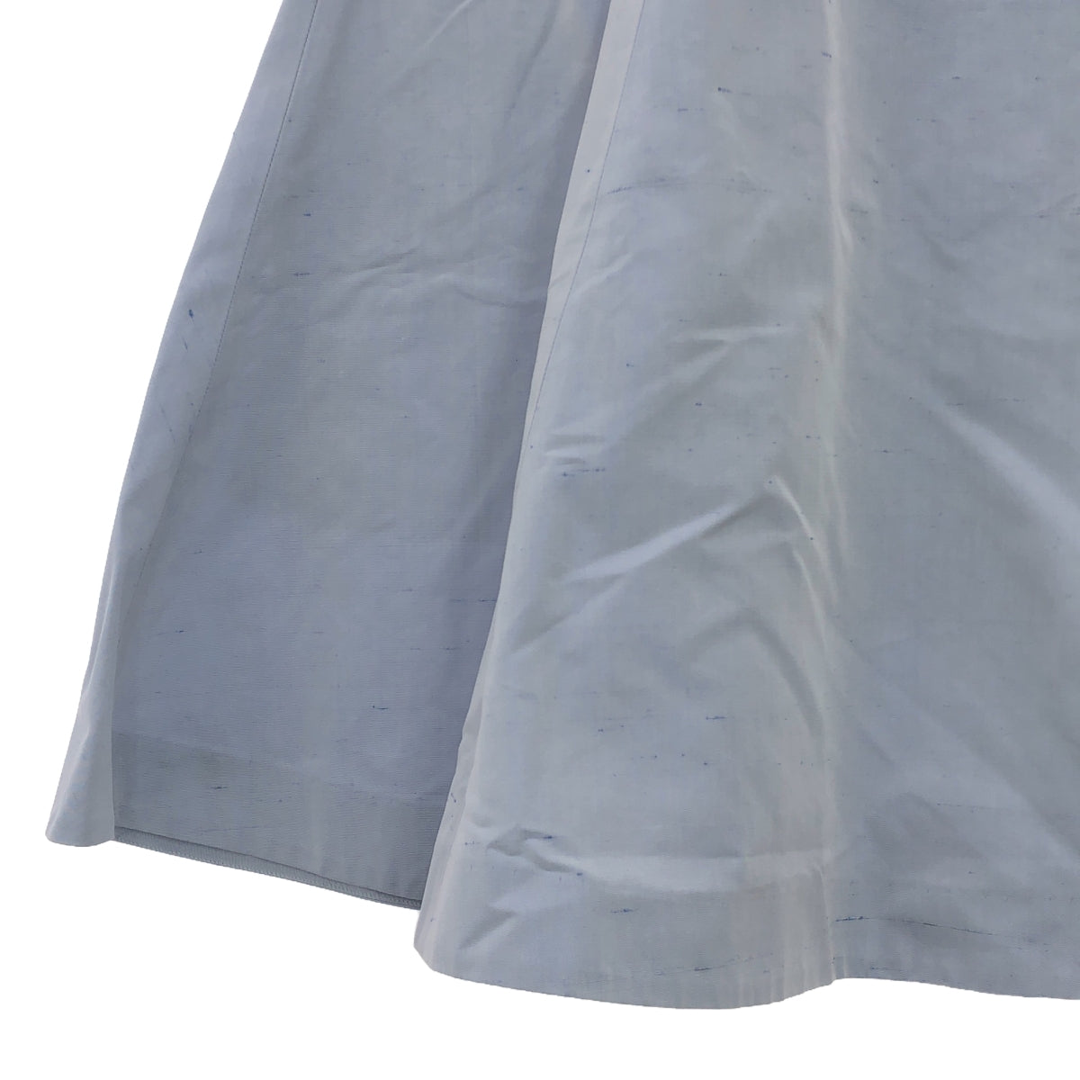 [New] Mame Kurogouchi | 2024SS | Cotton Silk Nep Mermaid Skirt | 1 | Blue | Women's