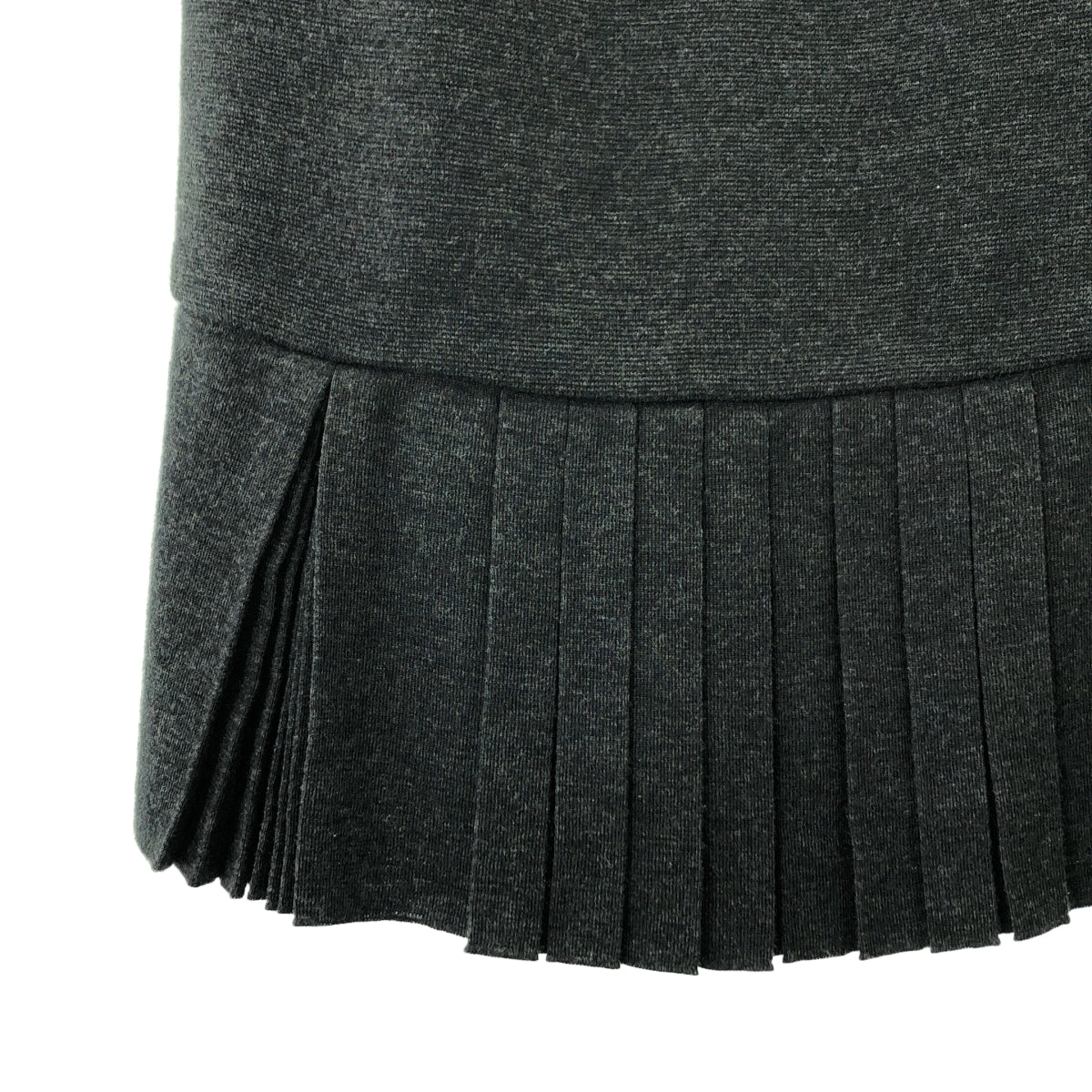 FOXEY | 經典羊毛褶襉洋裝 | 尺寸 38 |