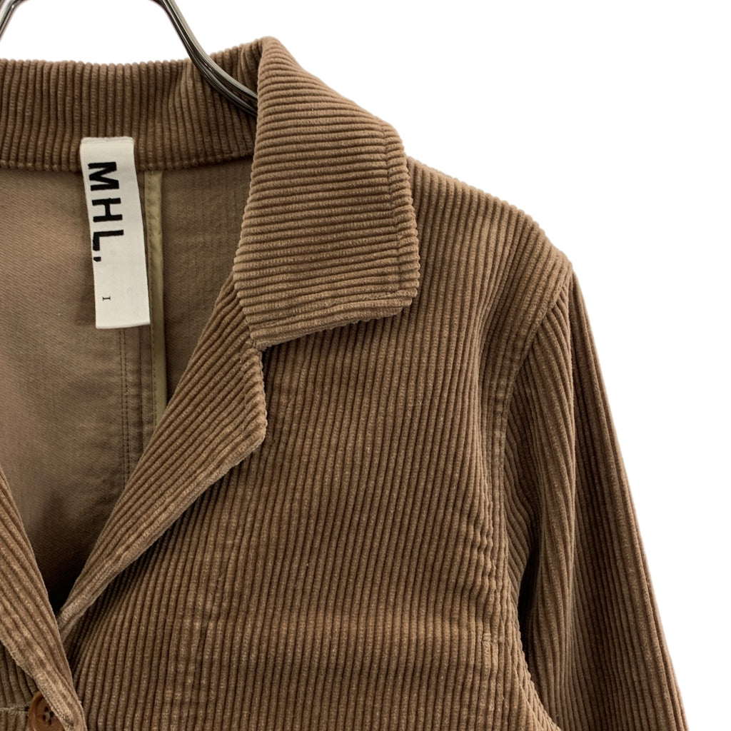 MHL. / エムエイチエルマーガレットハウエル | コーデュロイカバーオールジャケット | 1 | レディース