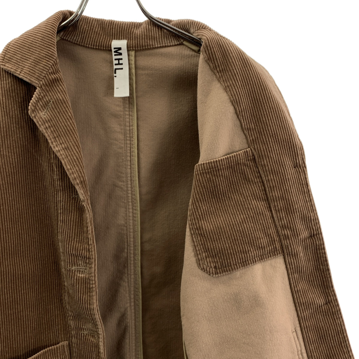 MHL. / エムエイチエルマーガレットハウエル | コーデュロイカバーオールジャケット | 1 | レディース