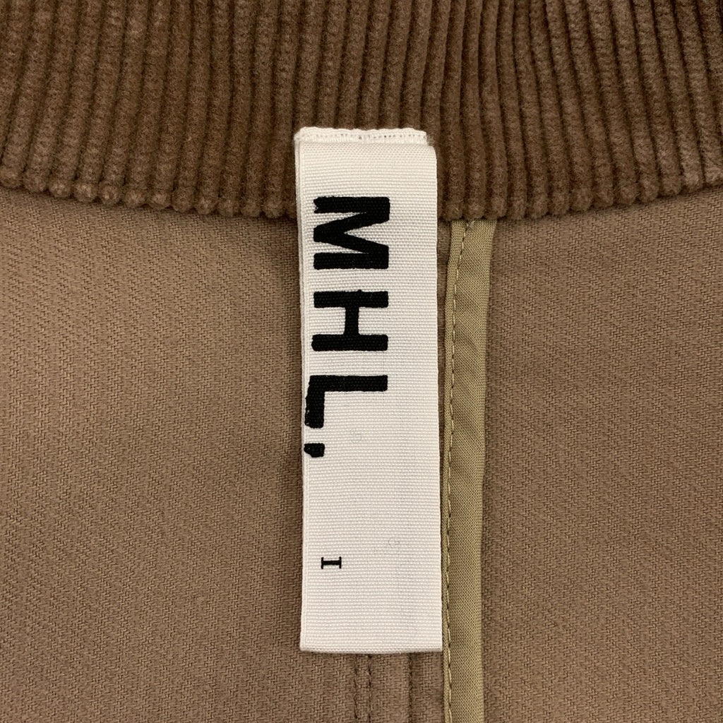 MHL. / エムエイチエルマーガレットハウエル | コーデュロイカバーオールジャケット | 1 | レディース