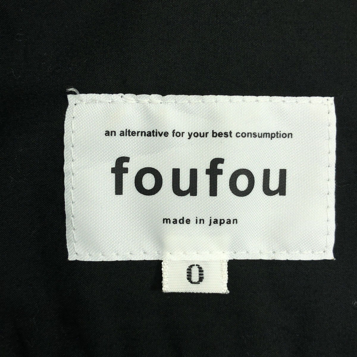 foufou / foufou | THE DRESS #13 襯衫領帶洋裝 / 襯衫領帶洋裝 | 0 | 黑色 | 女款