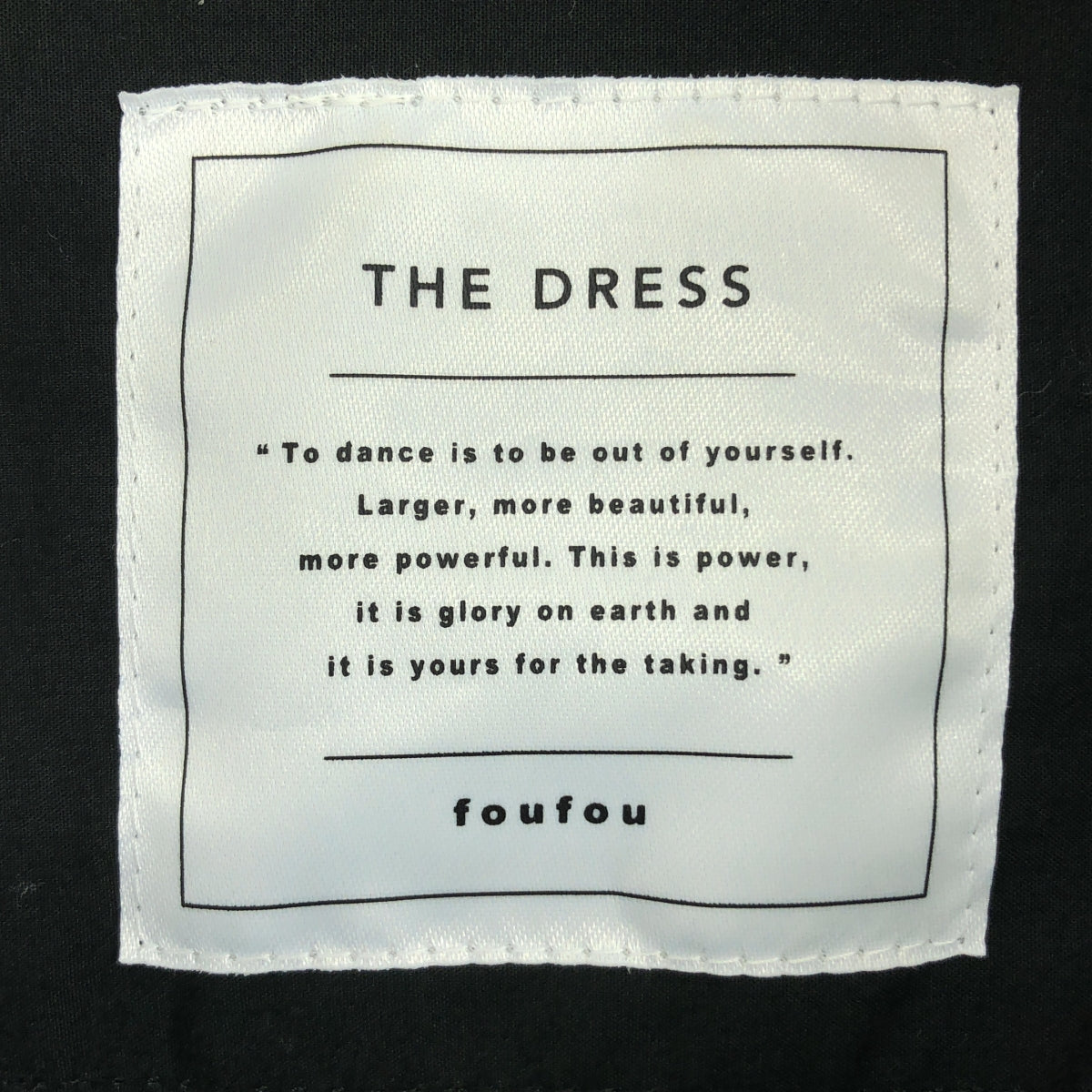 foufou / foufou | THE DRESS #13 襯衫領帶洋裝 / 襯衫領帶洋裝 | 0 | 黑色 | 女款