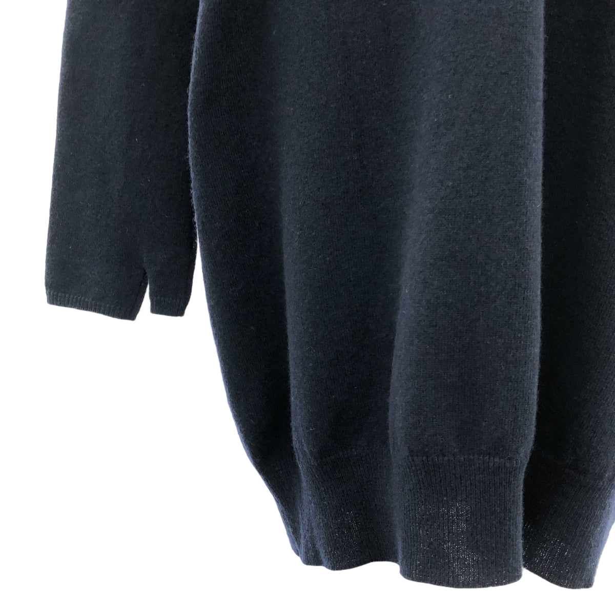 Maison Margiela | 羊絨混紡 12 針露指手套針織洋裝 | XS | 海軍藍 | 女款