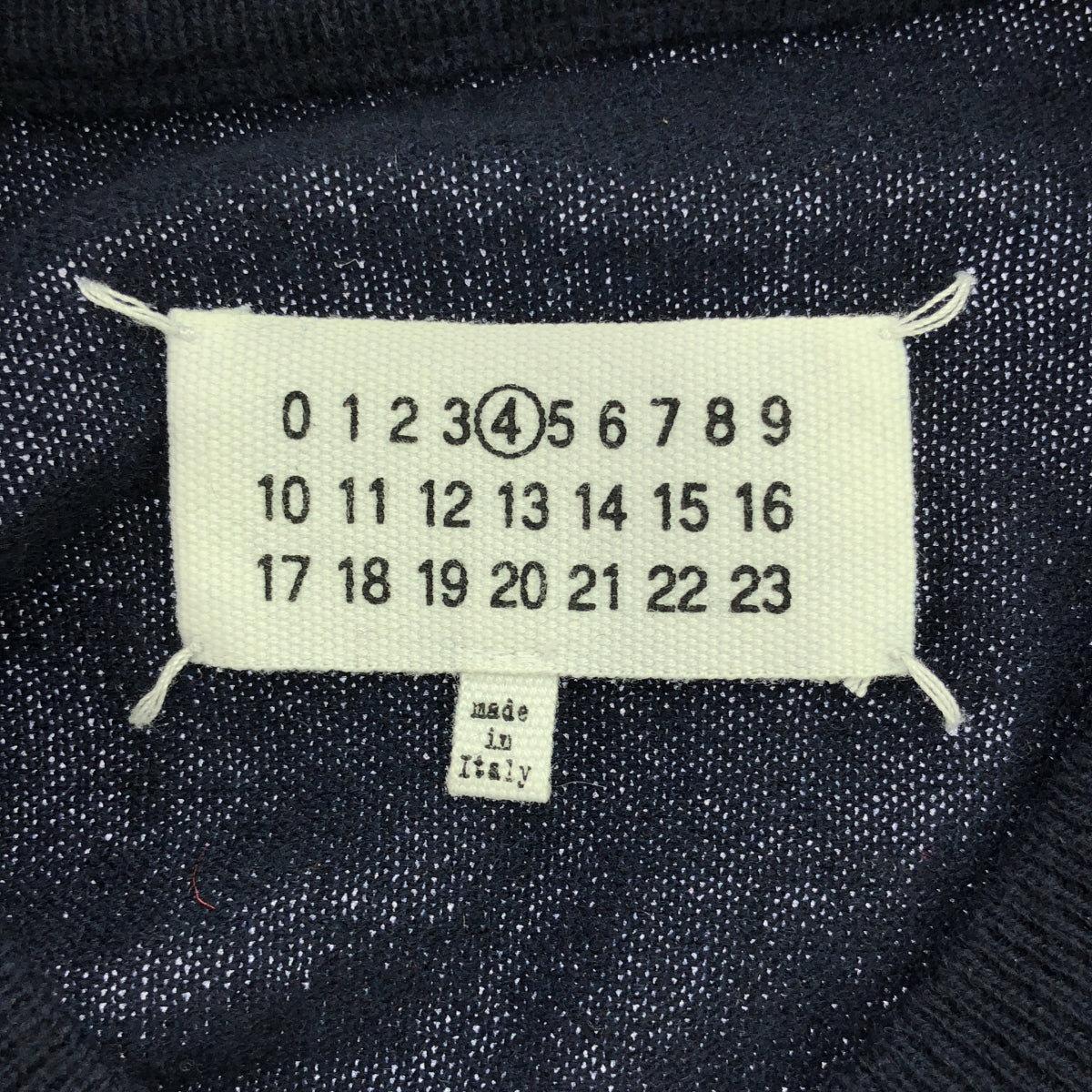 Maison Margiela | 羊絨混紡 12 針露指手套針織洋裝 | XS | 海軍藍 | 女款